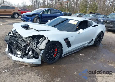 2019 Chevrolet Corvette Z06 z USA, uszkodzony, nr VIN 1G1YS2D60K5601785